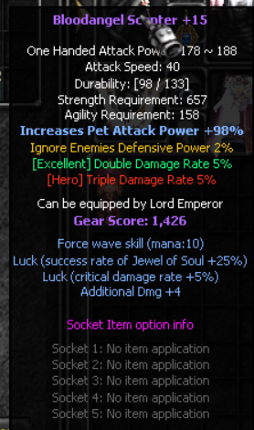 Bloodangel Scepter +15